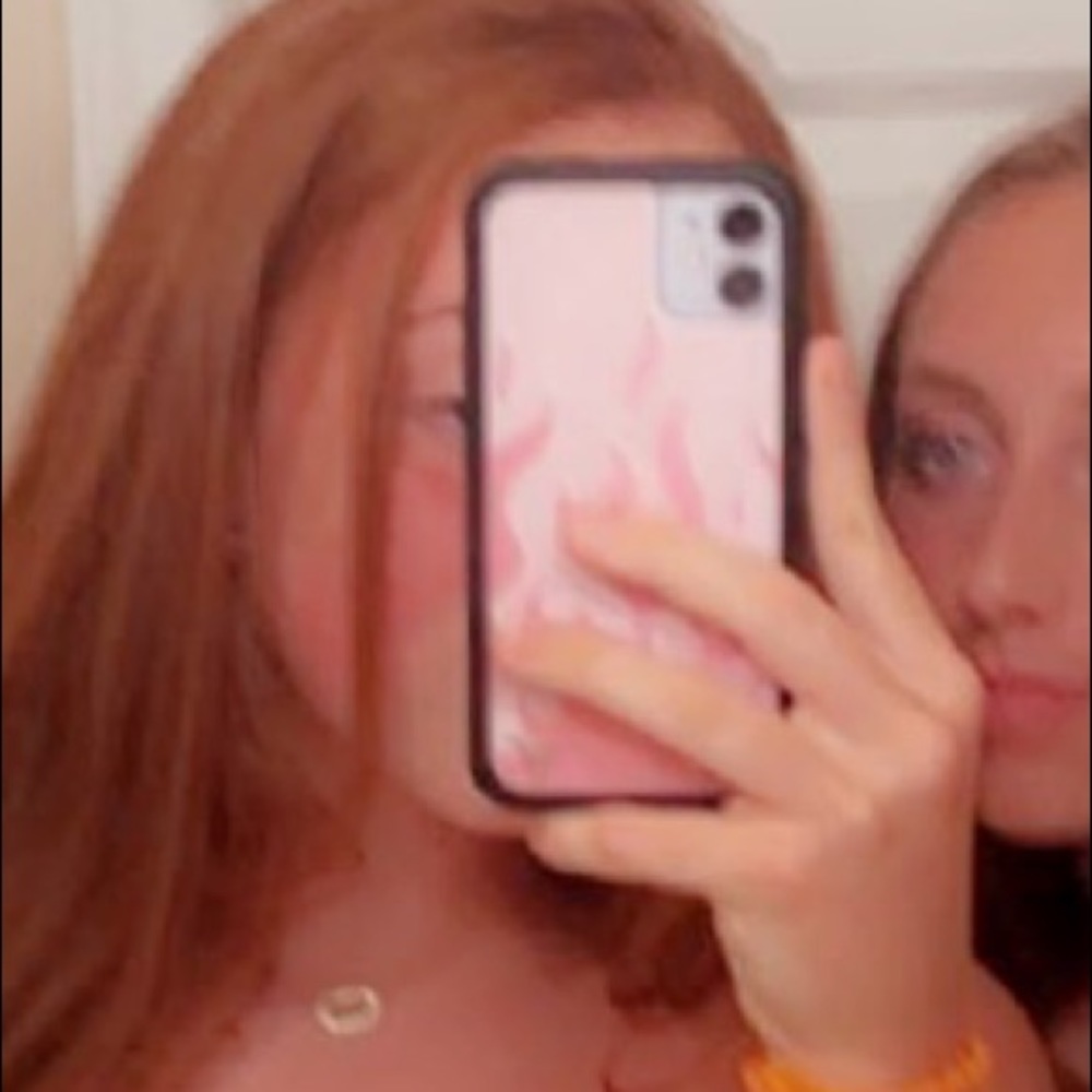 wildflower pink flames iphone 11 phone case